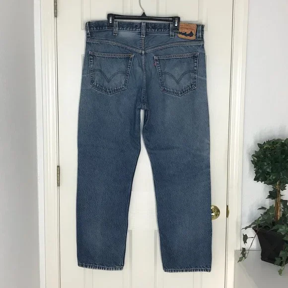 Levi's 505 Men's Jeans | Blue | 40W x 32L - Picture 6 of 12